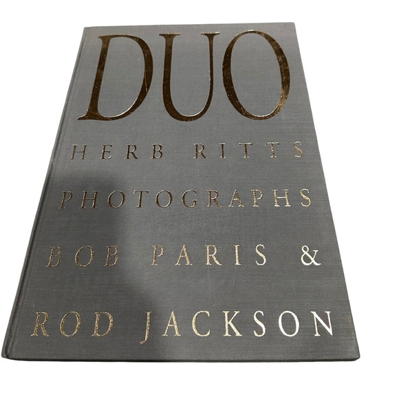 DUO Herb Ritts Photographs Bob Paris & Rod Jackson Art Photography Book - Picture 1 of 3
